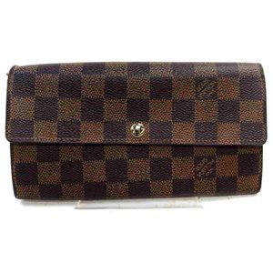 Auth Louis Vuitton Portefeuille Sarah #7065L14
